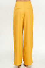 Load image into Gallery viewer, Wide Leg Long Pants - MUSTARD