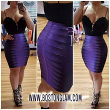 Load image into Gallery viewer, Bandage skirt -SK102 purple