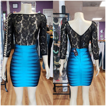 Load image into Gallery viewer, Bandage skirt -SK102 blue